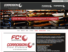 Tablet Screenshot of corrosionfluid.com